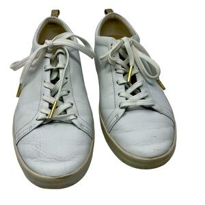 Vionic Paisley Gold Striped Sneakers W 8.5